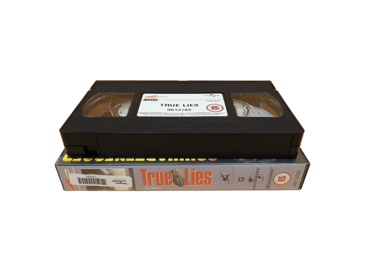 True Lies Vhs Tape Arnold Schwarzenegger Universal
