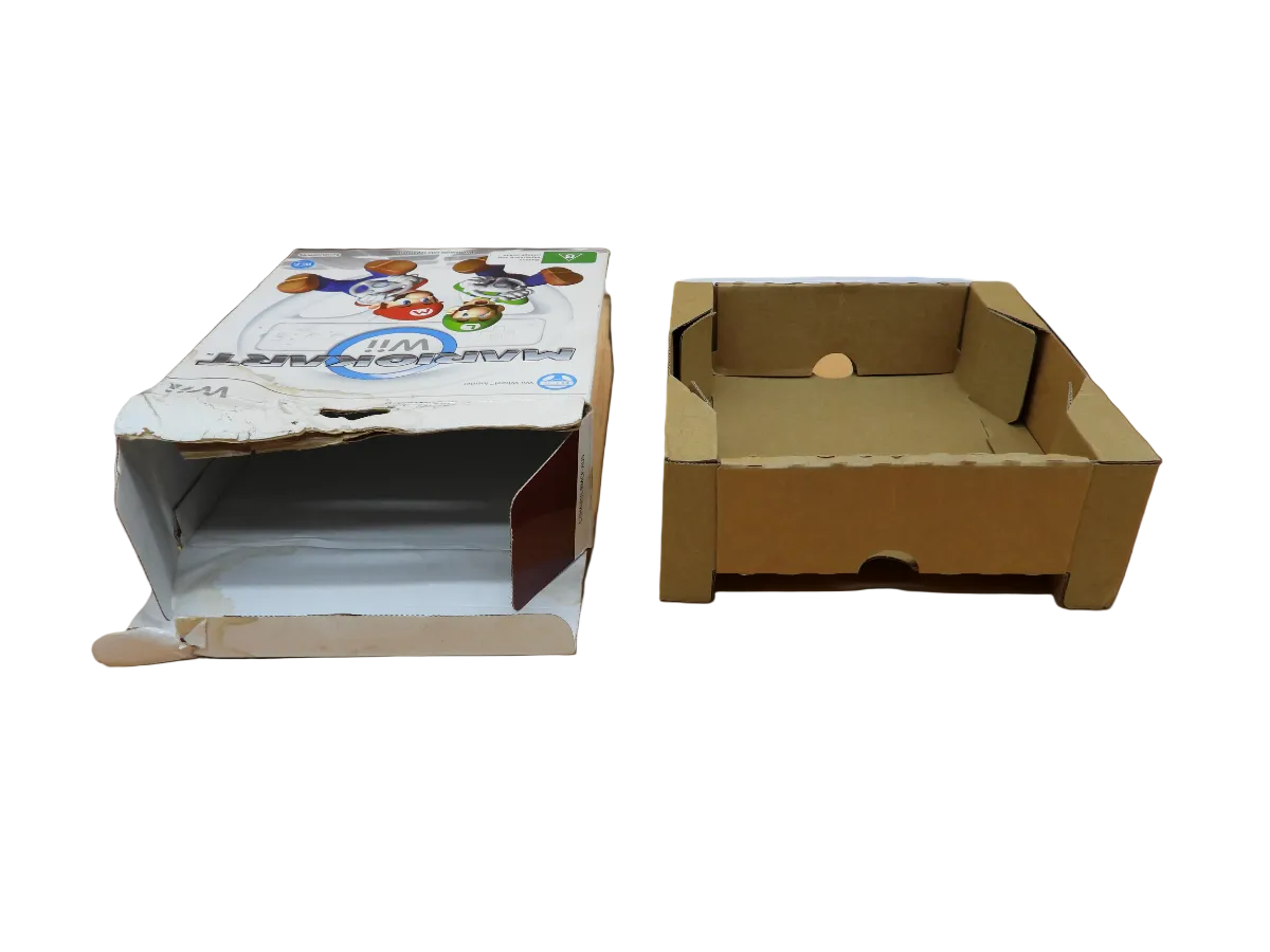 Mario Kart Wii With Wii Wheel Nintendo Game BOX ONLY NO GAME 