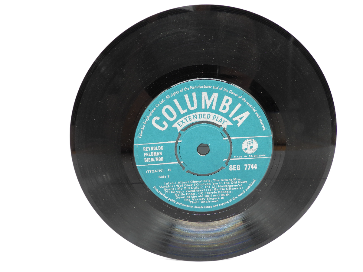 Columbia Extended Play Vinyl Record Seg 7744