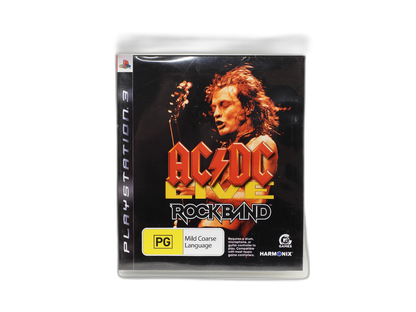 Ac/dc Live Rock Band PS3 Music Game