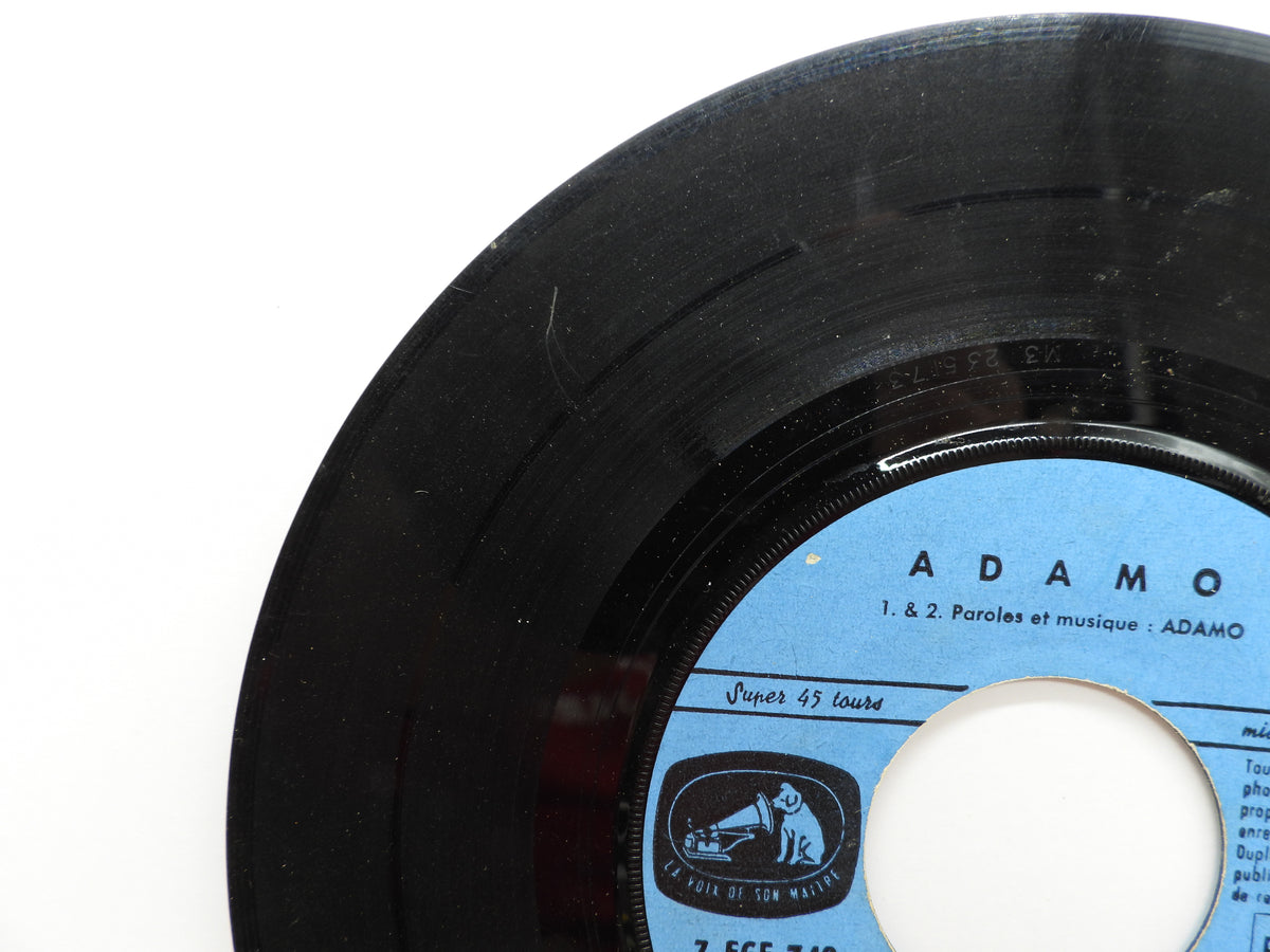 Adamo Vous Permettez Monsieur 7 Egf 740 Vinyl Record Pathé Marconi