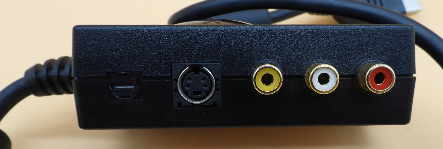Advanced Av Pack X08 25261 Microsoft Xbox Composite Rca S Video Optical Audio! G