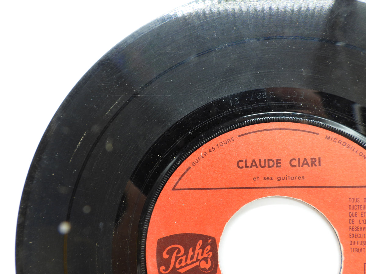Claude Ciari Et Ses Guitares 45 Rpm Vinyl Record Pathé