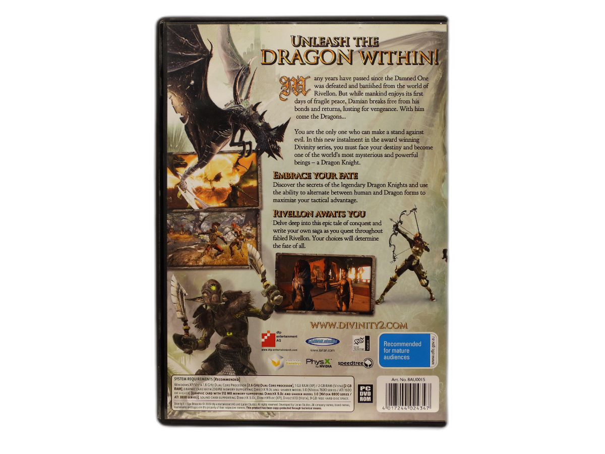 Divinity II Ego Draconis PC Rpg Game