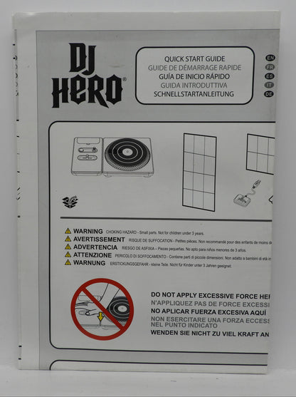 Dj Hero Quick Start Guide