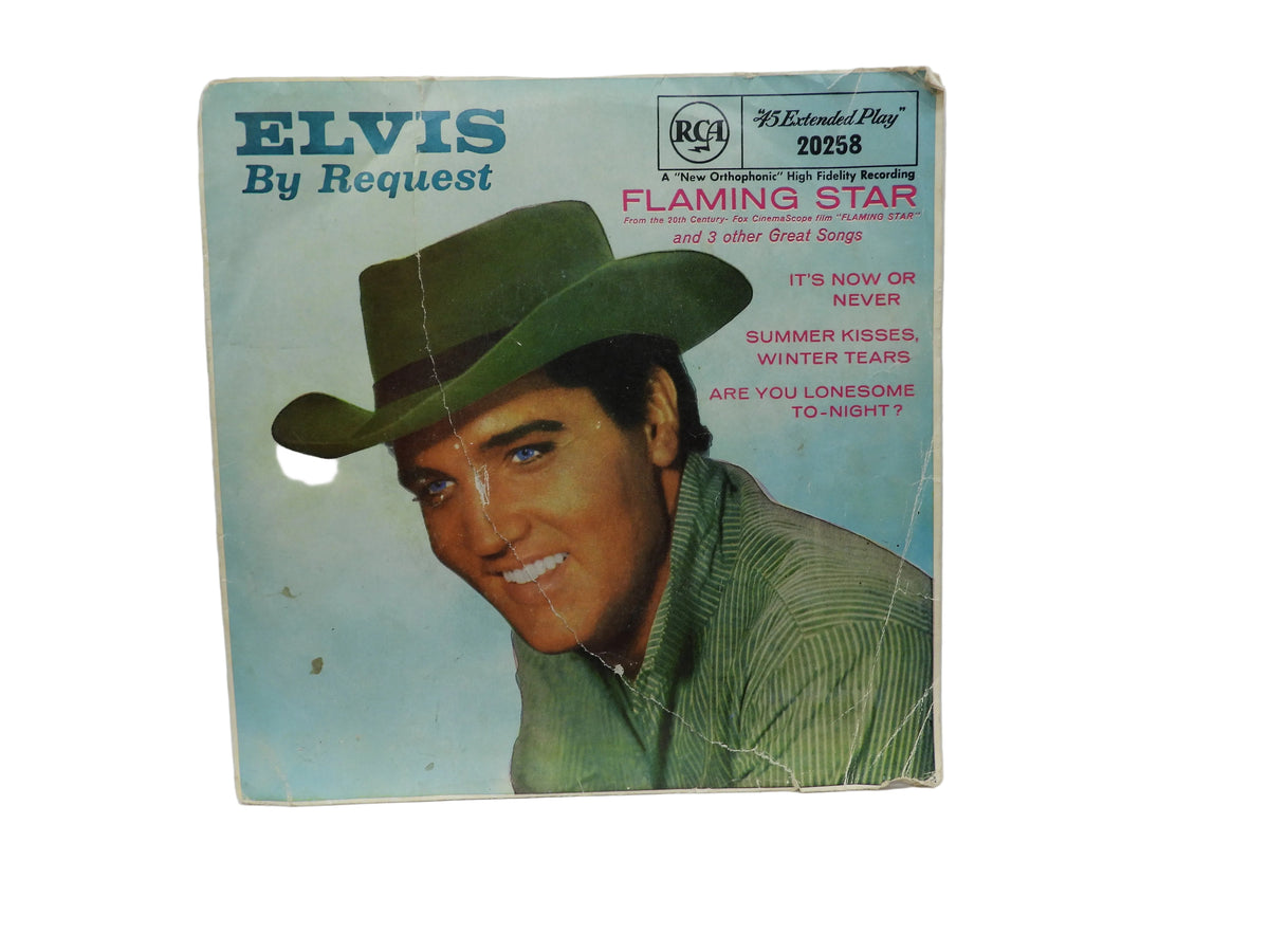 Elvis Presley Rca 20258 By Request Flaming Star 45 Rpm Ep Vinyl