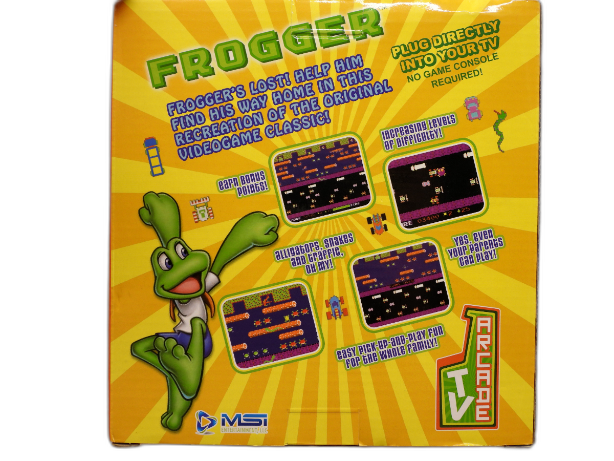 Frogger Mini Plug And Play TV Arcade Controller