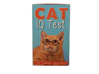 Gift Republic Cat Iq Test Card Game 100 Cards