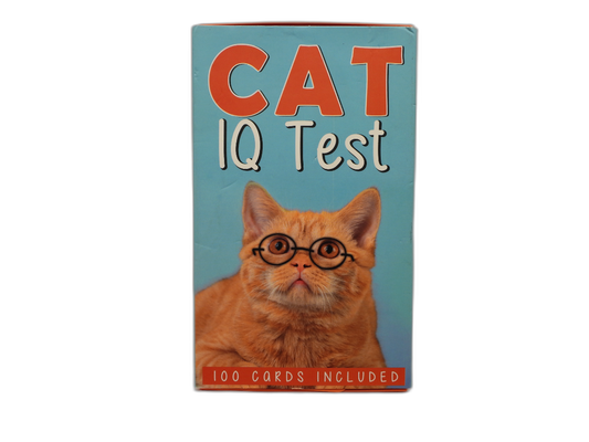 Gift Republic Cat Iq Test Card Game 100 Cards