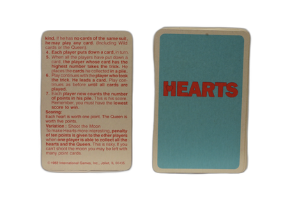 Hearts Card Game By International Games