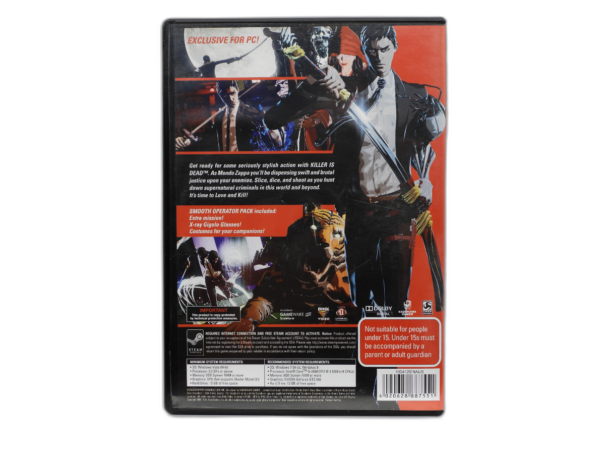 Killer Is Dead PC Game