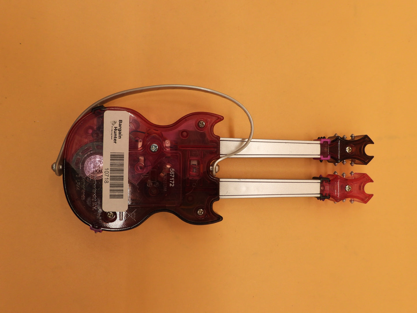 Lol Surprise Omg Purple Battery Operated Double Neck Guitar Toy Mga