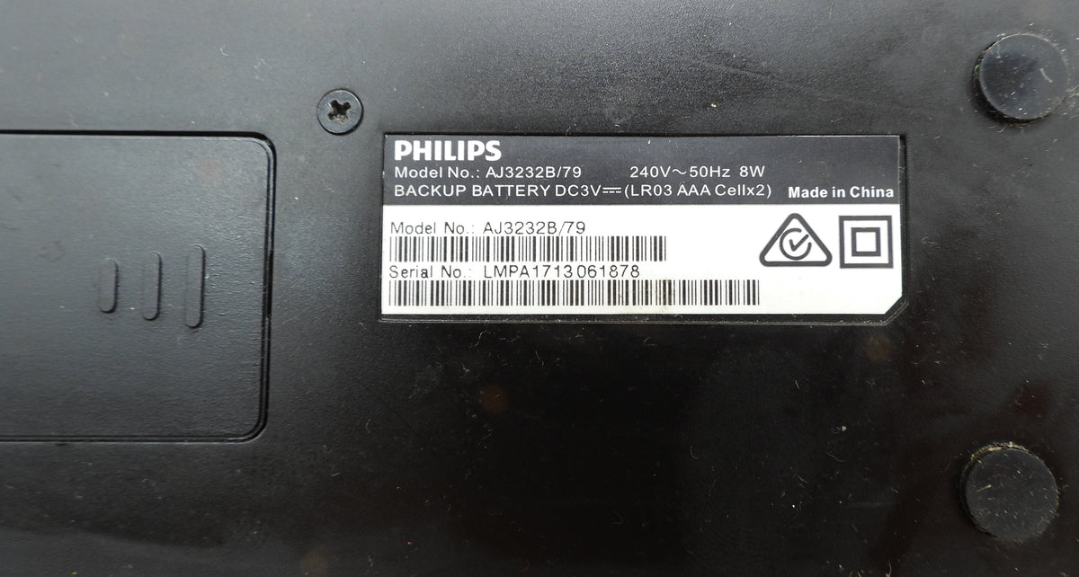 Philips Aj3232b/79 Digital Clock Radio Alarm