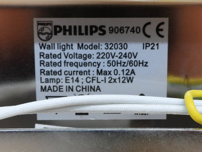 Philips Wall Light 32030 Chrome Finish E14