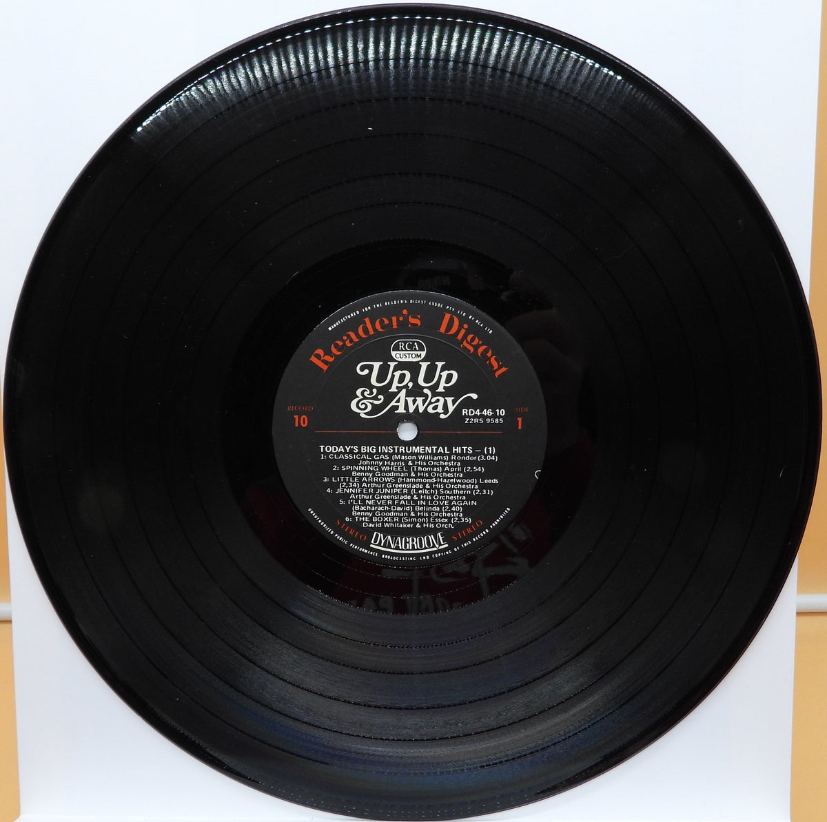Reader's Digest Up & Away Vinyl Record Rd4 46