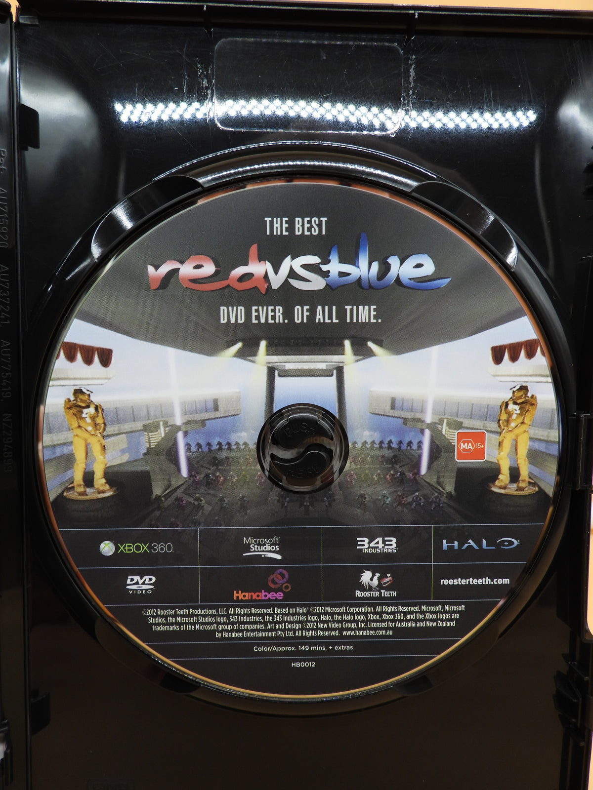 Red Vs Blue Dvd Halo Xbox 360 Rooster Teeth Game