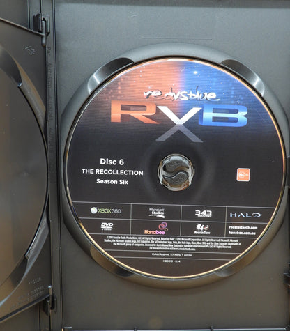Red Vs Blue Season 5 & 6 Xbox 360 Dvds Rooster Teeth Game