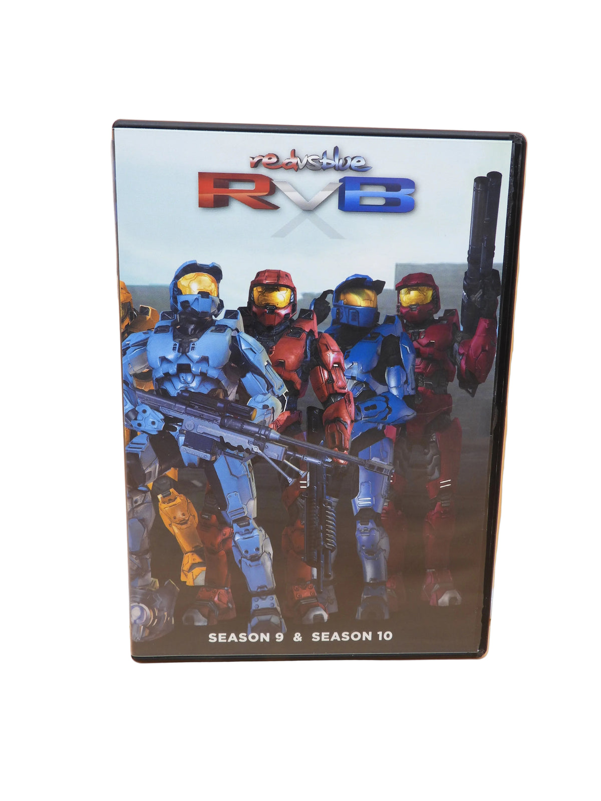 Red Vs Blue Season 9 & 10 Dvd Set Xbox 360 Rooster Teeth Game