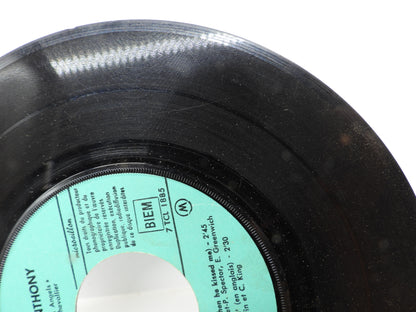 Richard Anthony Rose Parmi Les Roses 45 Rpm Vinyl Record Esrf 1433 Columbia
