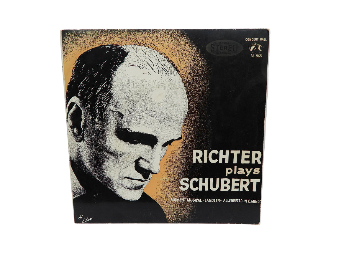 Richter Plays Schubert Vinyl Record Concert Hall