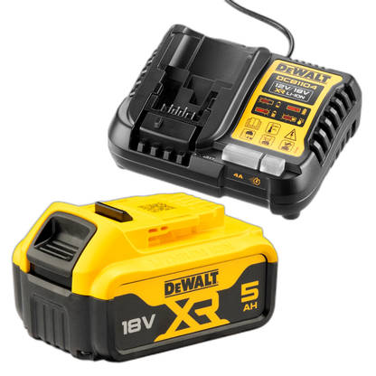 Dewalt 18v Xr 5ah Lithium Ion Battery and Charger