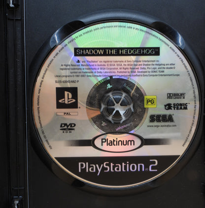 Shadow the Hedgehog PS2 Pal Sega Sonic Team 2005 Game