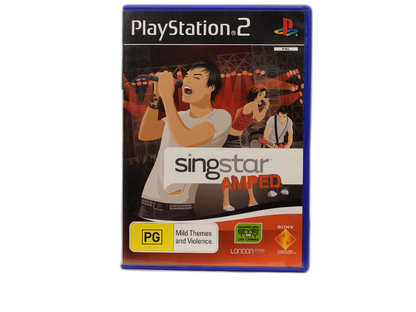 Singstar Amped PS2 Karaoke Game