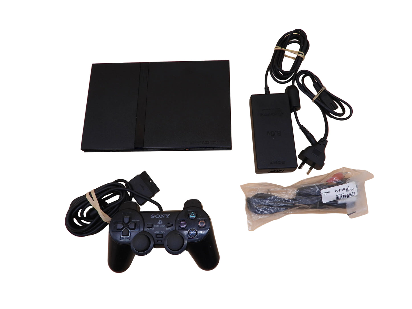 Sony PlayStation 2 Slim Console Scph 77001 Black Disc Drive Noisy Crack in Contr