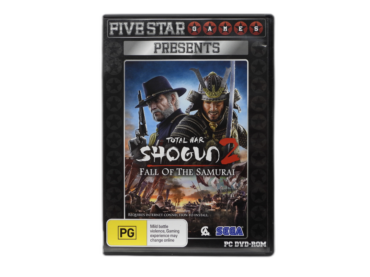 Total War Shogun 2 Fall Of The Samurai PC 3 Disc Set