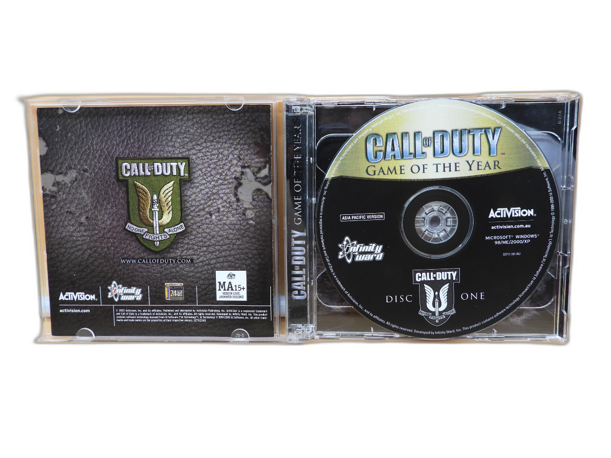 Call of Duty Game of the Year Edition Pc Cd Rom Activision