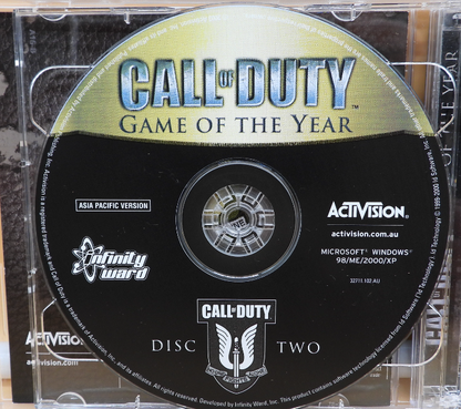 Call of Duty Game of the Year Edition Pc Cd Rom Activision
