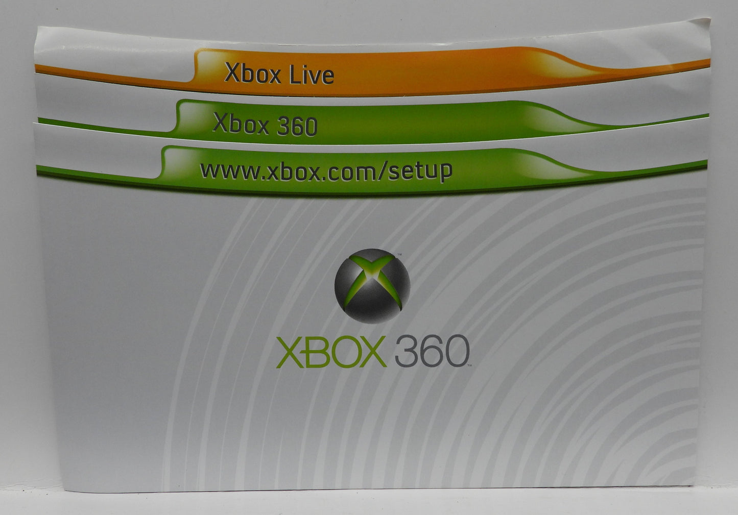 Xbox 360 Setup and Manuals Game