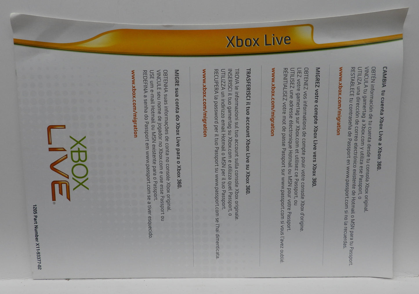 Xbox 360 Setup and Manuals Game