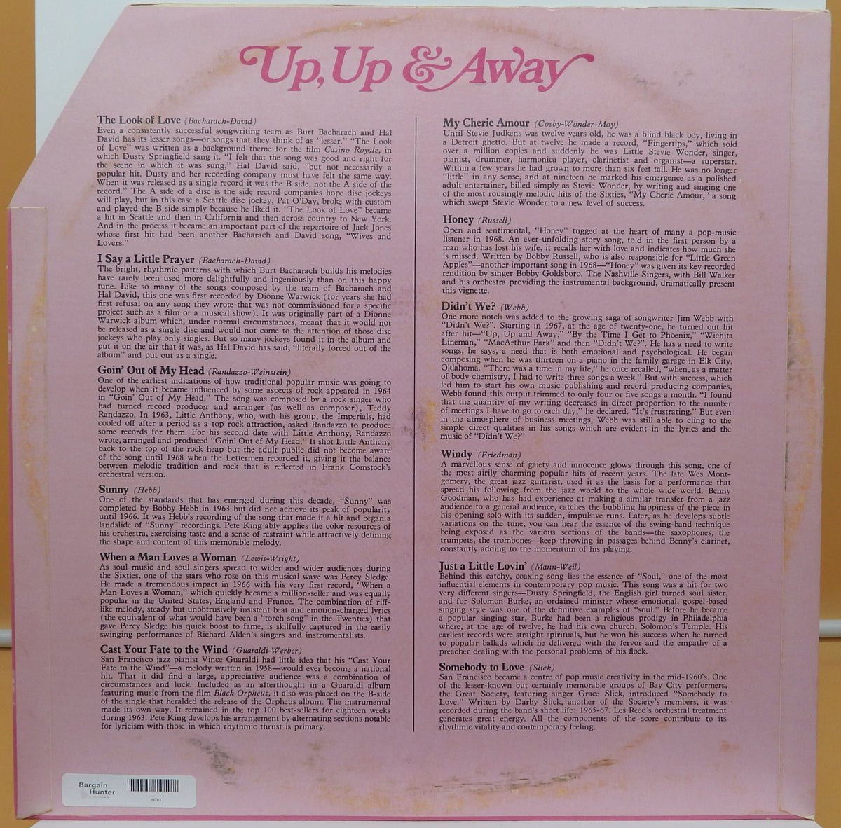 Reader's Digest Up & Away Vinyl Record Rd4 46