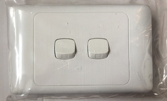 FND Electric two gang light switch wall switch 10 pack  + freepost