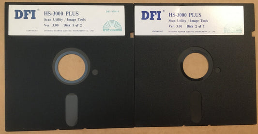 DFI HS-3000 Plus Scan Utility / Image Tool MS-DOS 5.25" floppy disks
