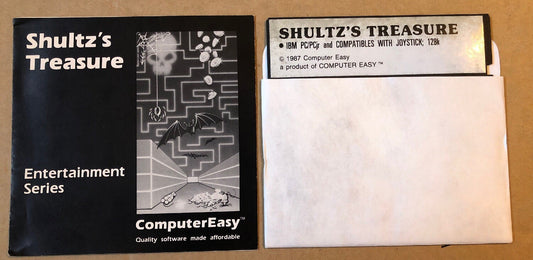 Shultz's Treasure (PC IBM, 1987) 5.25" floppy disk