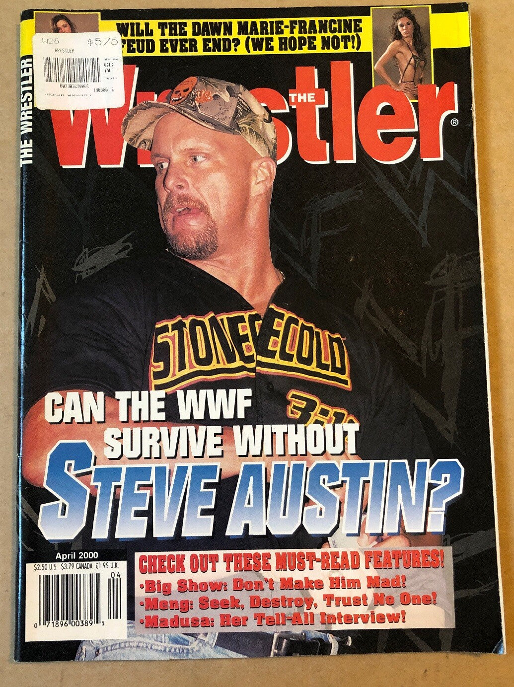 The Wrestler Magazine April 2000 Vintage Magazine