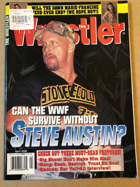 The Wrestler Magazine April 2000 Vintage Magazine