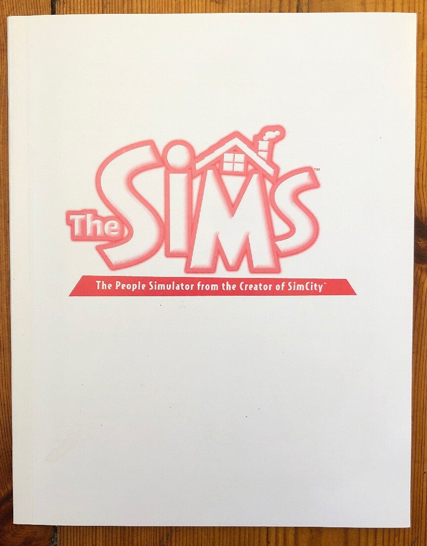 The Sims Original Game Instruction Booklet
