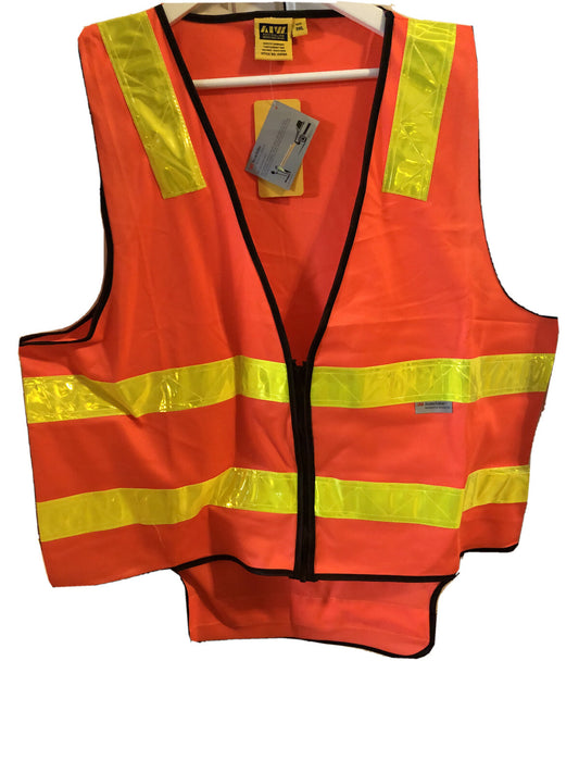 Australian Industrial Wear High Visibility Safety Vest With Reflective Tapes 3XL