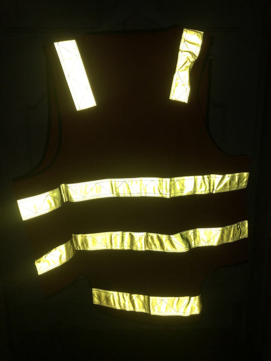 Australian Industrial Wear High Visibility Safety Vest With Reflective Tapes 3XL