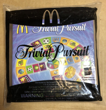 McDonalds happy meal Trivial Pursuit game board sealed toy 2009
