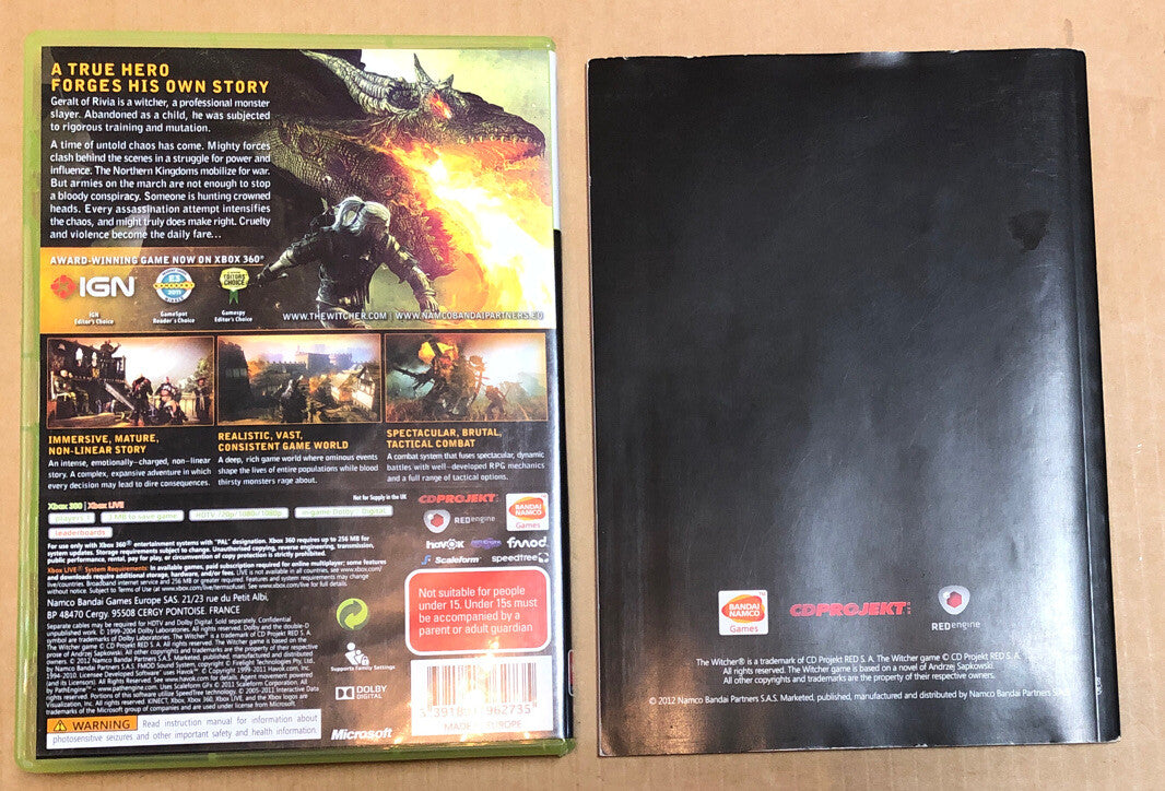 1853 The Witcher 2 Assassins Of Kings Enhanced Edition Xbox 360 Complete Game