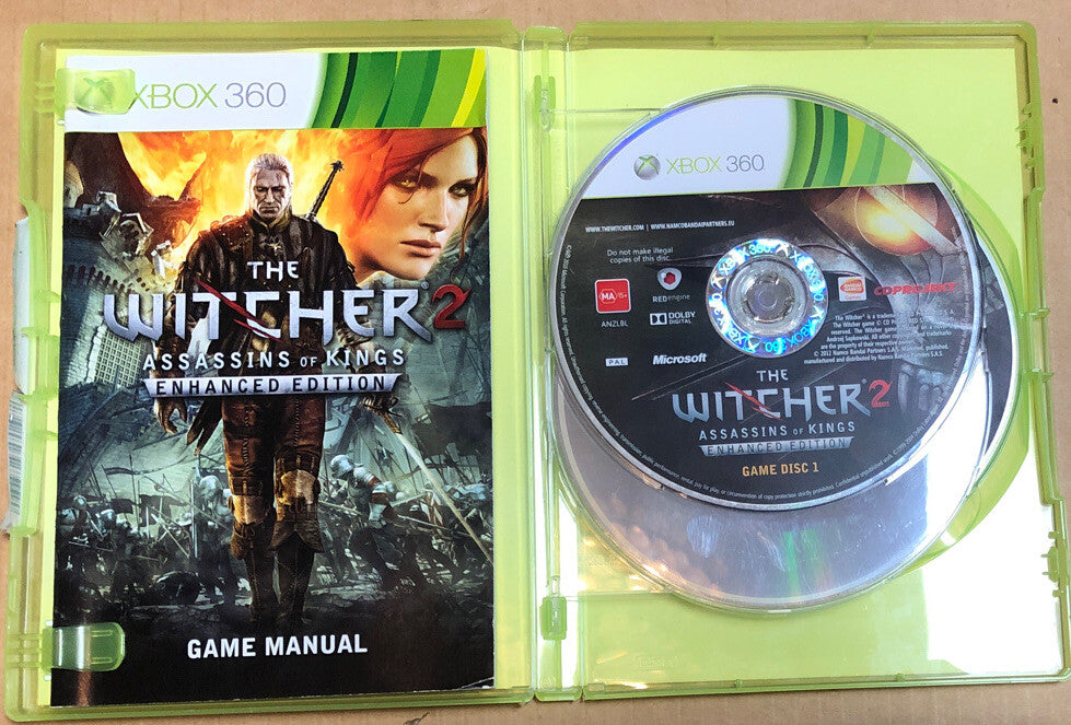 1853 The Witcher 2 Assassins Of Kings Enhanced Edition Xbox 360 Complete Game