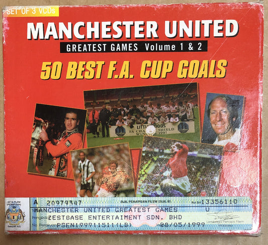 232 Manchester United Greatest Games Vol 1 & 2 50 Best F.A Cup Goals