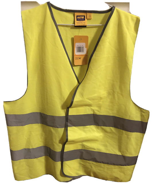 Australian Industrial Wear High Visibility Safety Vest With Reflective Tapes S/M