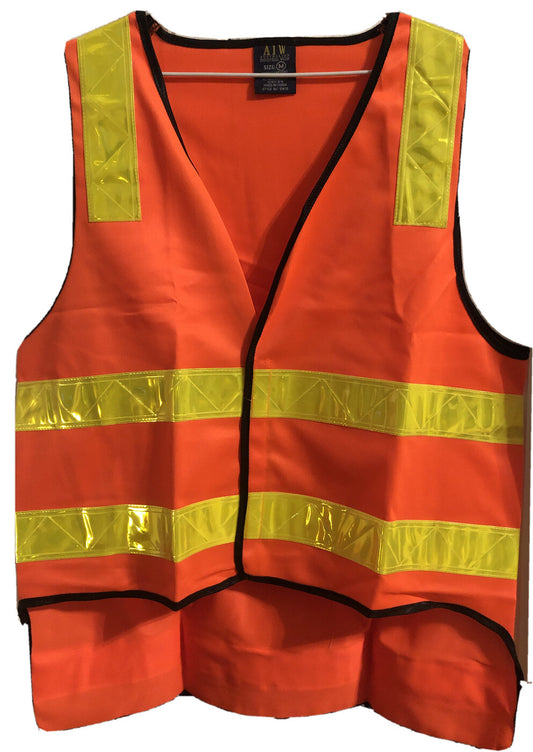 Australian Industrial Wear High Visibility Safety Vest With Reflective Tapes M