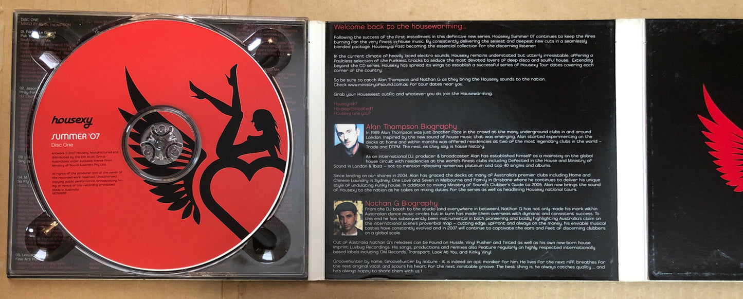 Ministry Of Sounds Housexy Summer 07 Mixed By Alan Thompson & Nathan G