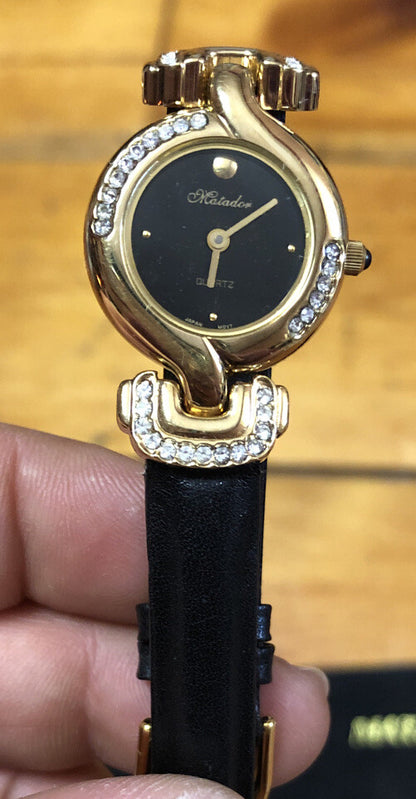 Matador Watch Lady's Stainless Steel Water Resist With Genuine Leather Band